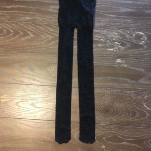 2T-3T black sparkle stockings tights